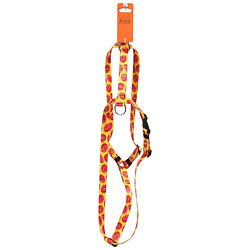 Шлей для животных анатомический н-образный Dog Extreme Розовый пончик, р.М