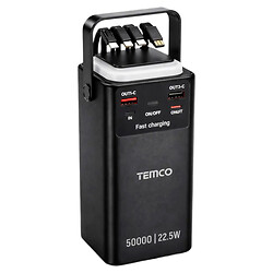 Портативная батарея (Power Bank) Temco SYP-5225, 50000 mAh, Черный