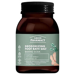 Соль для ванны ног Green Pharmacy "Deodorizing Foot Bath Salt", Дезодорирующая, 400г