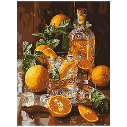 Картина по номерам "Апельсиновый вечер", 30х40 см, Ідейка