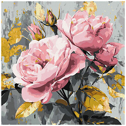 Картина за номерами з фарбами металік "Ніжна краса", 40х40 см, Ідейка