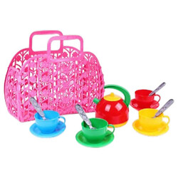 Корзинка с набором посуды, Технок