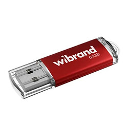 USB Flash Wibrand Cougar, 64 Гб., Червоний
