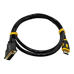 Кабель HDMI to DVI-DVI to HDMI, DVI, HDMI, 3.0 м., Чорний