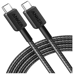 Кабель Anker 322, Type-C, 1.8 м., Чорний