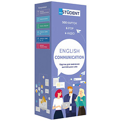 Карточки для изучения английского языка "Communication", English Student