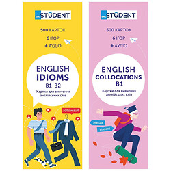 Карточки для изучения английского языка "Idioms B1-B2 & Collocation B1", English Student