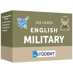 Карточки для изучения английского языка "Military English", English Student