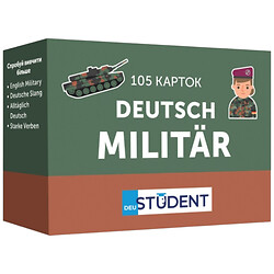 Карточки для изучения немецкого языка "Deutsch Militar", English Student