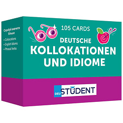 Карточки для изучения немецкого языка "Kollokationen und Idiome", English Student