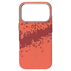 Чехол (накладка) Apple iPhone 17 Pro Max, D-Glory Ultra Slim, MagSafe, Orange Pixel, Оранжевый