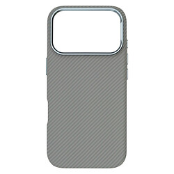 Чехол (накладка) Apple iPhone 17 Pro, D-Glory Ultra Slim, MagSafe, Silver Carbon, Серебряный