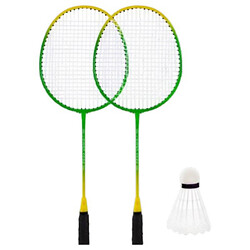Бадмінтон, 2 ракетки нейлон + волан у чохлі 65 см, Mic