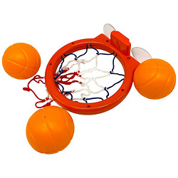 Баскетбольний набір, кільце на присосці, 3 м'ячики, пакет. 22x18x5 см, Mic