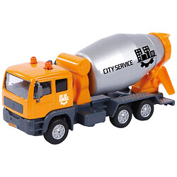 Машинка с металлическими элементами "БЕТОНОМЕШАЛКА", свет, звук, Technodrive