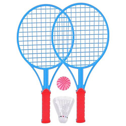 Набор 2 ракетки, воланчик и мячик в сетке, 4 цвета, Mic