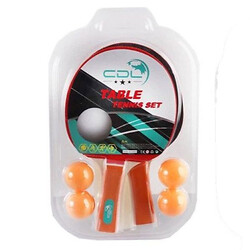 Теннис настольный, 2 ракетки, 4 мячика, слюда, Mic