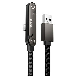USB кабель Hoco U150 Exquisite, Type-C, 1.2 м., Черный