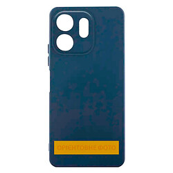 Чехол (накладка) Motorola G06 Power / Moto G06, GETMAN Liquid Silk, Midnight Blue, Синий