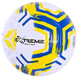 Мяч футбольный №5, PU 400 гр, БЕЛО-ЖЕЛТЫЙ, Mic