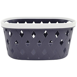 Корзина для хранения пластиковая без крышки с ручками, 24,5х16,7х12 см