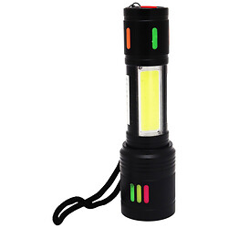 Ліхтарик ручний акумуляторний металевий, 4 режими