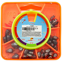 Набор утяжелителей рыболовных, 120 г