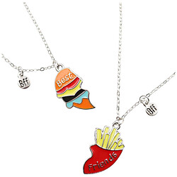 Набор цепочек на шею с подвеской "Лучшие друзья", 2 шт.