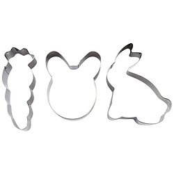 Набор форм для печенья металлических La CUCINA, 3 шт.