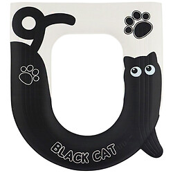 Накладка на сиденье унитаза клейковая многоразовая "Котик"