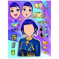 Наліпки тематичні серія "К-ПОП", Конструктор середній