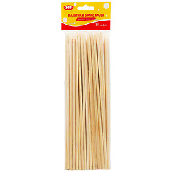 Палички бамбукові з загостреним кінцем "365", 25 см