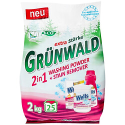 Порошок стиральный, бесфосфатный универсальный 2в1 Grunwald, 2 кг