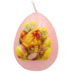 Свеча декоративная фигурная Pako-If "Яйцо", 55х80 мм