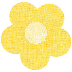 Салфетка настольная порционная HOME&STYLING "Цветок"