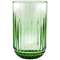 Стакан скляний високий ребристий кольоровий в асортименті, 460 мл