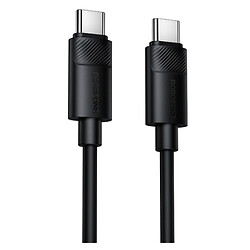 USB кабель Borofone BX123 Leya, Type-C, 1.0 м., Чорний