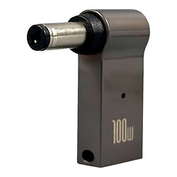 Адаптер PD 100W в DC 5.5 x 2.1 мм, Черный