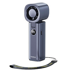 Вентилятор портативний Baseus C10272301813-00 GoTrip DT1, Сірий
