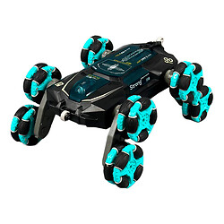 Машинка на радиоуправлении Climbing Stunt Car CV-D700-2, Бирюзовый