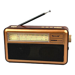 Радіоприймач Golon RX-BT168S, Бронзовий