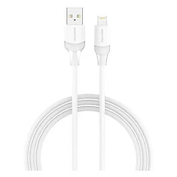 USB кабель SENTEO SL-07 Apple iPhone SE 2022 / iPhone 14 Pro Max / iPhone 14 Plus / iPhone 14 Pro / iPhone 14 / iPhone 13 Pro / iPhone 13 Mini / iPhone 13 / iPhone 13 Pro Max / iPhone 12 Mini / iPhone 12 Pro Max / iPhone 12 Pro, Lightning, 1.0 м., Белый