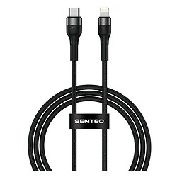 USB кабель SENTEO ST-01 Montes Apple iPhone SE 2022 / iPhone 14 Pro Max / iPhone 14 Plus / iPhone 14 Pro / iPhone 14 / iPhone 13 Pro / iPhone 13 Mini / iPhone 13 / iPhone 13 Pro Max / iPhone 12 Mini / iPhone 12 Pro Max, Lightning, 2.0 м., Черный