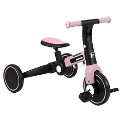 Велосипед 3-х колісний, колеса EVA переднє 8'', заднє 6'', нейлонова рама, трансформується у велобіг, підсвічування, в коробці, BestTrike