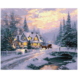 Картина за номерами "Новорічний спокій", 40х50 см, Ідейка