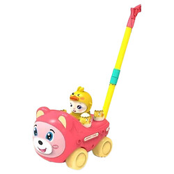 Каталка, 13 см х 21 см х 46 см, дзвіночок, фігурка, що обертається, в пакеті, Mic