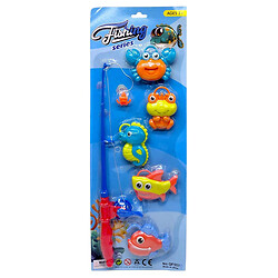 Рыбалка детская, удочка, 5 фигурок, ВИД 2, Mic