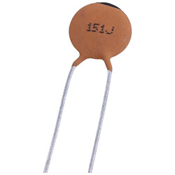 Конденсатор керамический выводной TN100151K-L515B