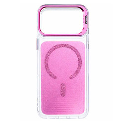 Чехол (накладка) Apple iPhone 15 Pro Max, Epik Jewel Sparkle, MagSafe, Pink Ruby, Розовый