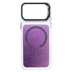 Чехол (накладка) Apple iPhone 17 Pro Max, Epik Jewel Sparkle, MagSafe, Violet Shimmer, Фиолетовый